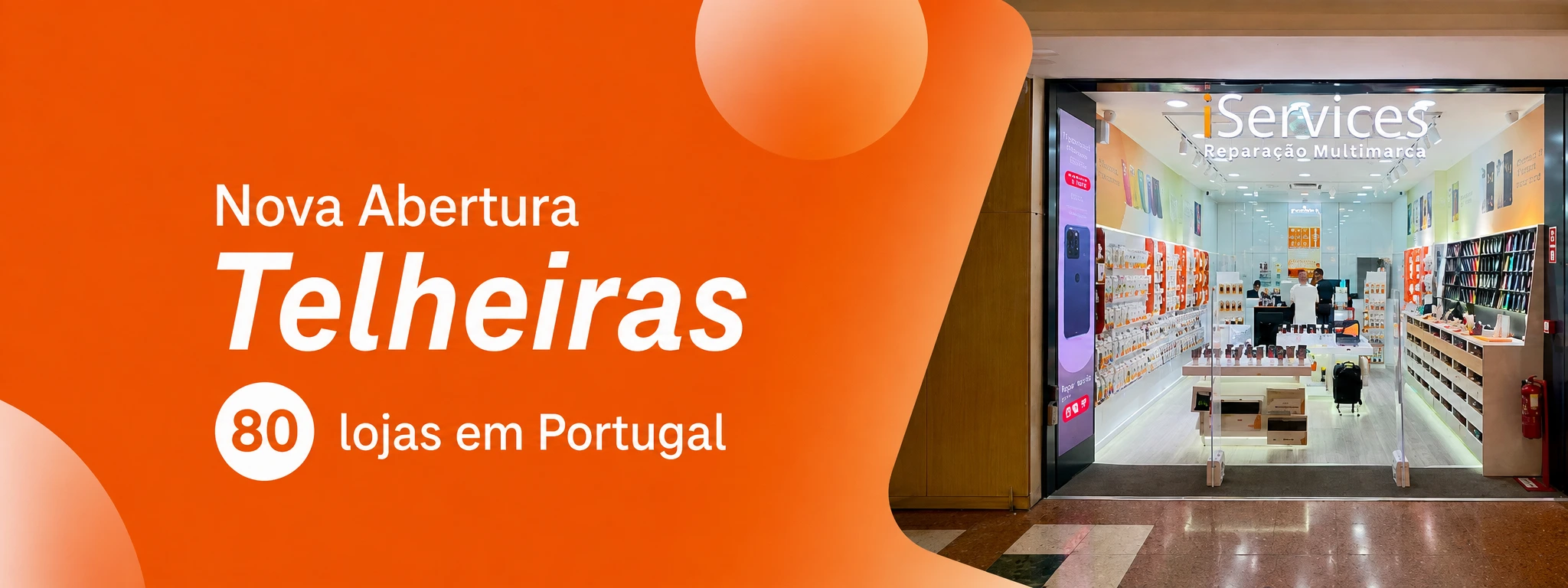 iServices arriveert in Telheiras met een nieuwe winkel in Lissabon