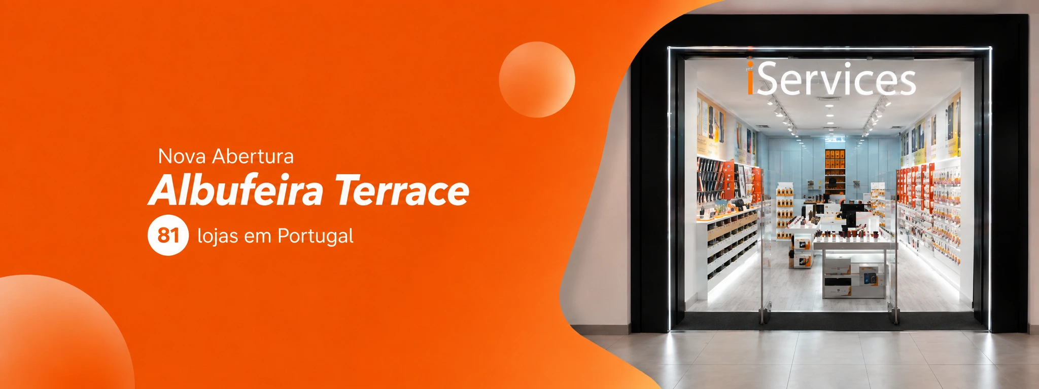 iServices ouvre un magasin à Albufeira Terrace